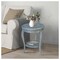 International Concepts Round Cambria  End Table, 18 W, 18 L, 24 in H, Wood, Heather Grey-Antique Washed OT105-18R-18 - alternate 3